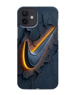 Чохол для iPhone 12 з картинкою «Об'ємний логотип Найк»