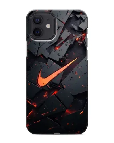 Чохол для iPhone 12 з картинкою «Nike — ефект розломів»