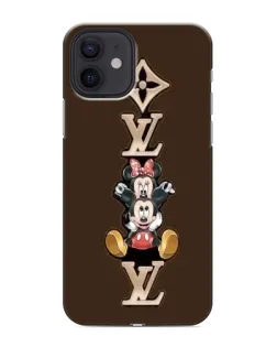 Чохол для iPhone 12 з картинкою «LV та Міккі Маус»