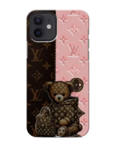 Чохол для iPhone 12 з картинкою «Ведмедик у стилі LV» Чохол для iPhone 12 з картинкою «Ведмедик у стилі LV»