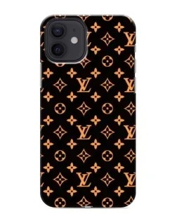 Чохол для iPhone 12 з картинкою «Золота монограма LV»