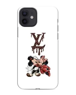 Чохол для iPhone 12 з картинкою «LV та Міккі Маус»