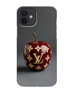 Чохол для iPhone 12 з картинкою «Червоне яблуко LV»