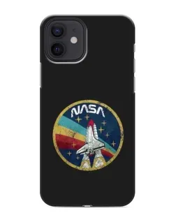 Чохол для iPhone 12 з картинкою «NASA — емблема місії»
