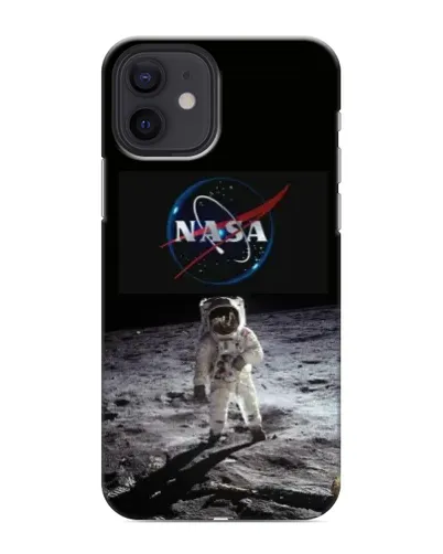 Чохол для iPhone 12 з картинкою «Астронавт на Місяці»
