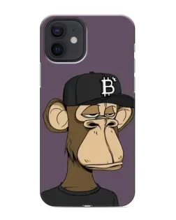 Чохол для iPhone 12 з картинкою «Bored Ape в кепці»