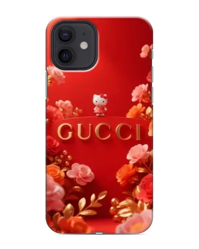 Чохол для iPhone 12 з картинкою «Gucci — золотий сад»