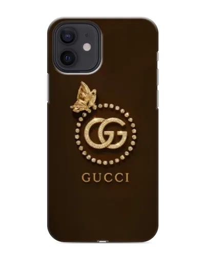 Чохол для iPhone 12 з картинкою «Gucci — золотий метелик»