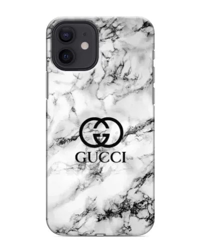 Чохол для iPhone 12 з картинкою «Gucci — мармуровий шик»