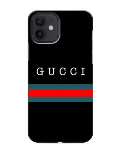 Чохол для iPhone 12 з картинкою «Gucci — червоний пояс»
