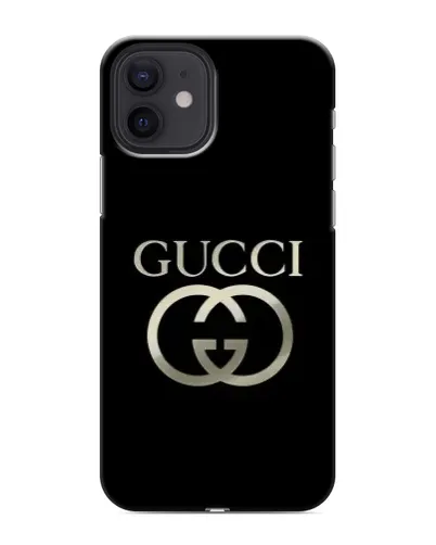 Чехол для iPhone 12 с картинкой «Gucci — золото на черном» Чехол для iPhone 12 с картинкой «Gucci — золото на черном»