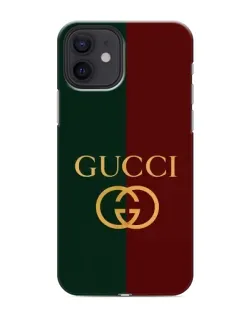 Чехол для iPhone 12 с картинкой «Gucci — темно-зеленый градиент»