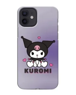 Чохол для iPhone 12 з картинкою «Kuromi — фіолетовий арт»