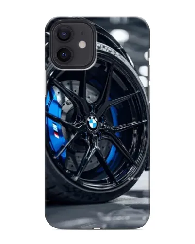 Чохол для iPhone 12 з картинкою «Колесо BMW зблизька»