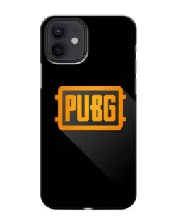 Чохол для iPhone 12 з картинкою «PUBG — рамка лого»