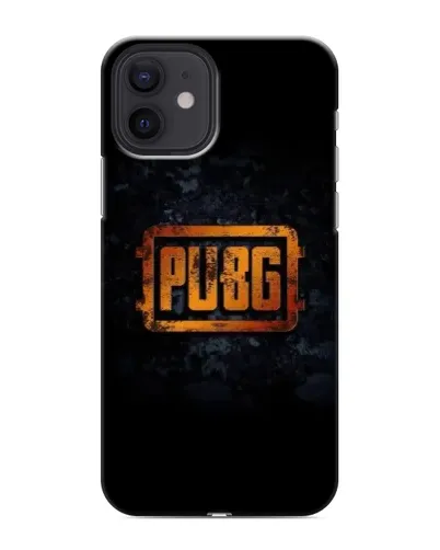Чохол для iPhone 12 з картинкою «PUBG — золотий логотип»