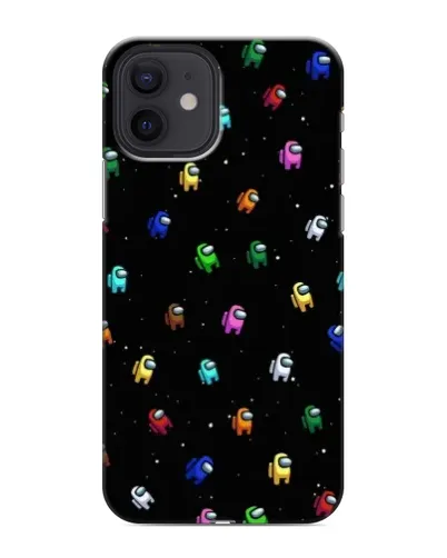 Чохол для iPhone 12 з картинкою «Екіпаж Among Us»