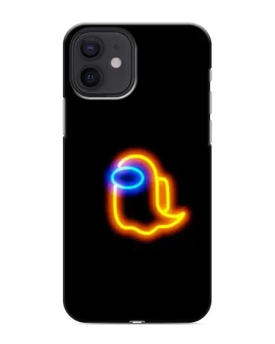 Чохол для iPhone 12 з картинкою «Among Us неонове сяйво»