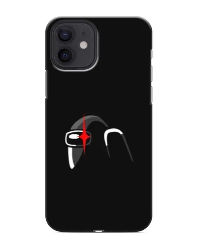 Чохол для iPhone 12 з картинкою «Among Us шолом»