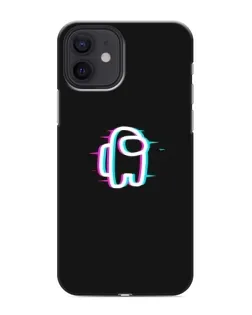 Чохол для iPhone 12 з картинкою «Among Us неон»