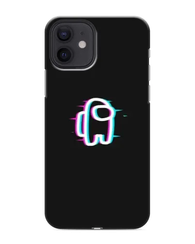 Чохол для iPhone 12 з картинкою «Among Us неон»