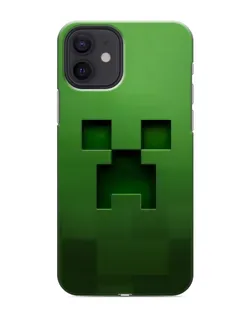 Чехол для iPhone 12 с картинкой «Крипер микро-дизайн»