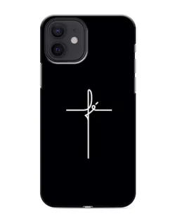 Чехол для iPhone 12 с картинкой «Тонкий крест»