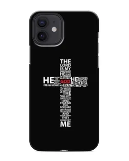 Чехол для iPhone 12 с картинкой «Текстовый крест»