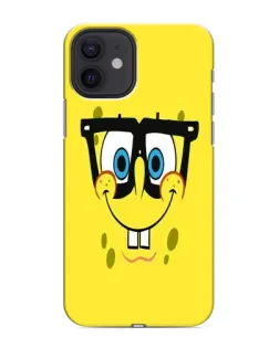 Чехол для iPhone 12 с картинкой «Минималистичный Спанч Боб»