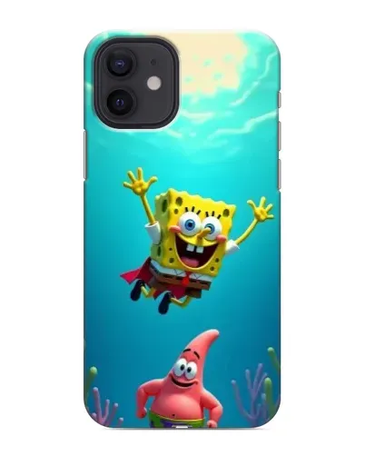 Чехол для iPhone 12 с картинкой «Спанч Боб под водой» Чехол для iPhone 12 с картинкой «Спанч Боб под водой»