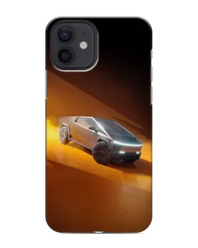 Чохол для iPhone 12 з картинкою «Cybertruck у пустелі»
