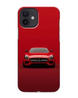 Чохол для iPhone 12 з картинкою «Червоний Mercedes AMG»