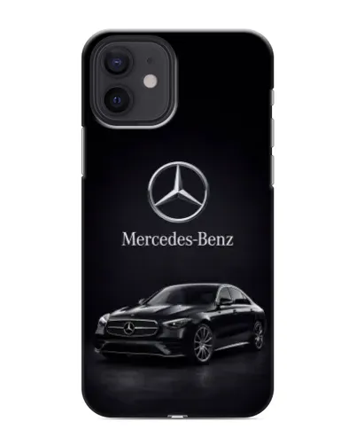 Чохол для iPhone 12 з картинкою «Mercedes — решітка радіатора»