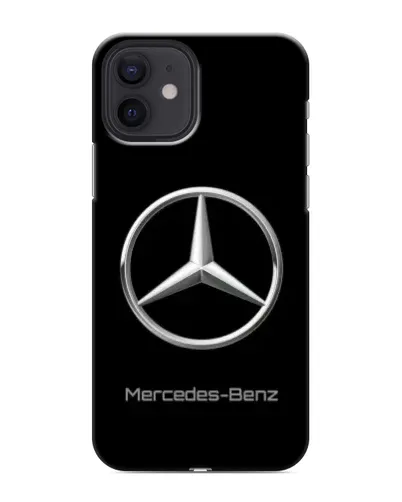 Чохол для iPhone 12 з картинкою «Mercedes Silver Logo»
