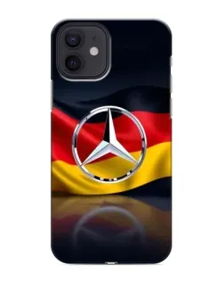 Чохол для iPhone 12 з картинкою «Mercedes — прапор Німеччини»