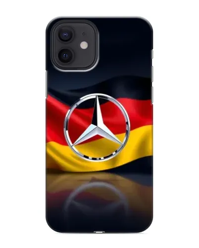 Чохол для iPhone 12 з картинкою «Mercedes — прапор Німеччини»