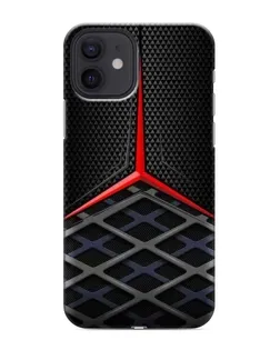 Чохол для iPhone 12 з картинкою «Mercedes Carbon Grid»