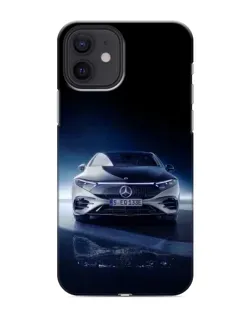 Чохол для iPhone 12 з картинкою «Нічний Mercedes EQ»
