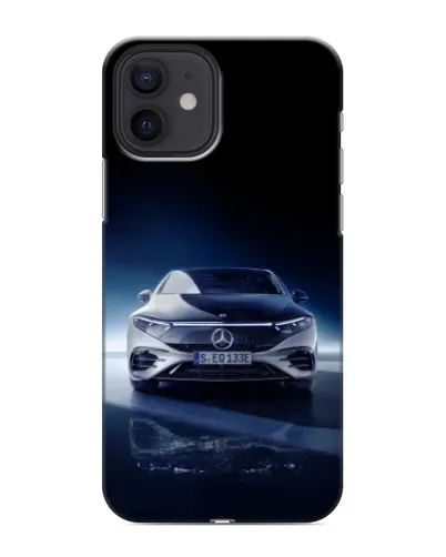 Чохол для iPhone 12 з картинкою «Нічний Mercedes EQ»
