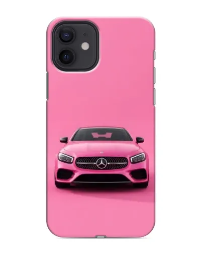 Чохол для iPhone 12 з картинкою «Рожевий Mercedes AMG»