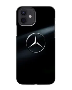 Чохол для iPhone 12 з картинкою «Mercedes на металі»