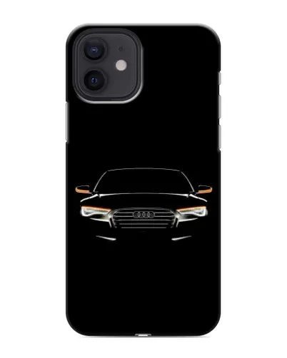 Чохол для iPhone 12 з картинкою «Audi — нічний контур»