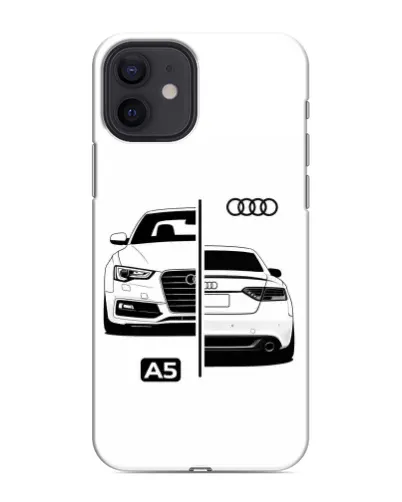 Чохол для iPhone 12 з картинкою «Audi — контрастний дизайн»