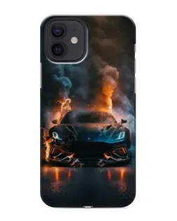 Чохол для iPhone 12 з картинкою «Lamborghini димна естетика»