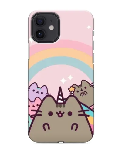 Чохол для iPhone 12 з картинкою «Єдиноріг Pusheen»