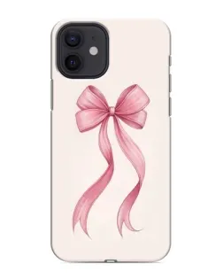 Чохол для iPhone 12 з картинкою «Рожевий бант»