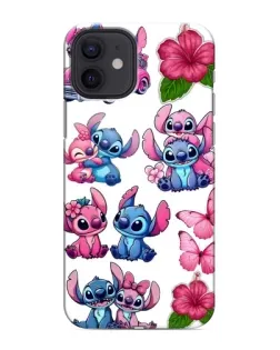 Чохол для iPhone 12 з картинкою «Стікери Stitch та Angel» Чохол для iPhone 12 з картинкою «Стікери Stitch та Angel»