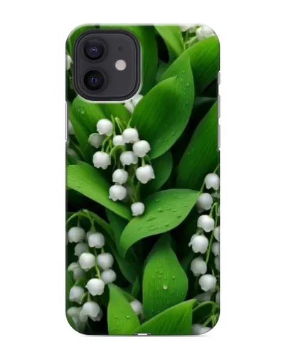 Чохол для iPhone 12 з картинкою «Конвалії в зелені»