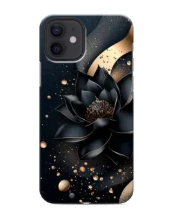Чохол для iPhone 12 з картинкою «Чорний лотос»