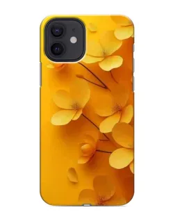 Чохол для iPhone 12 з картинкою «Золоті пелюстки»